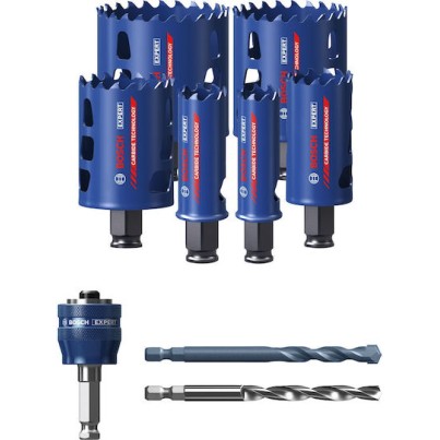 Bosch Σετ Ποτηροπρίονα με Διάμετρο από 22mm έως 68mm για Ξύλο και Μέταλλο