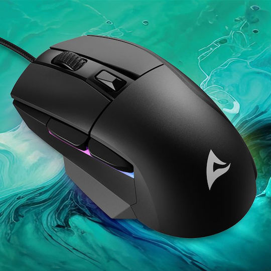 Sharkoon SGM35 RGB Gaming Ποντίκι 6400 DPI Μαύρο