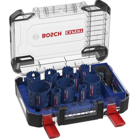 Bosch Σετ Ποτηροπρίονα με Διάμετρο από 1mm έως 76mm για Ξύλο, Μέταλλο και Τούβλο