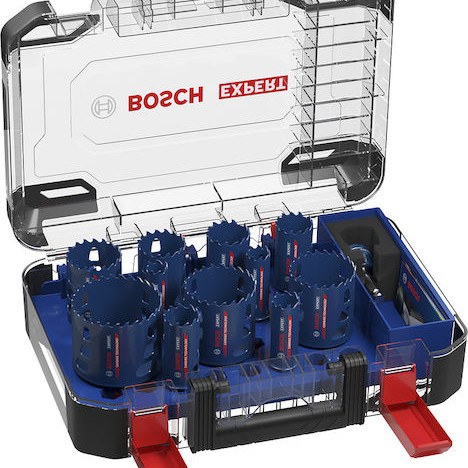 Bosch Σετ Ποτηροπρίονα με Διάμετρο από 1mm έως 76mm για Ξύλο, Μέταλλο και Τούβλο