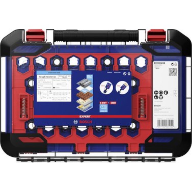 Bosch Σετ Ποτηροπρίονα Expert Tough Material με Διάμετρο από 1mm έως 76mm για Ξύλο και Μέταλλο