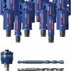 Bosch Σετ Ποτηροπρίονα Expert Tough Material με Διάμετρο από 1mm έως 76mm για Ξύλο και Μέταλλο