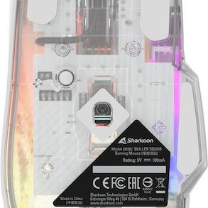 Sharkoon SGM35 RGB Gaming Ποντίκι 6400 DPI Λευκό