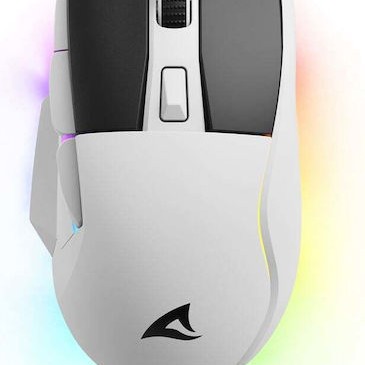 Sharkoon SGM35 RGB Gaming Ποντίκι 6400 DPI Λευκό