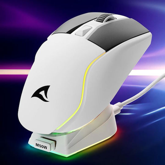 Sharkoon SGM35 RGB Gaming Ποντίκι 6400 DPI Λευκό