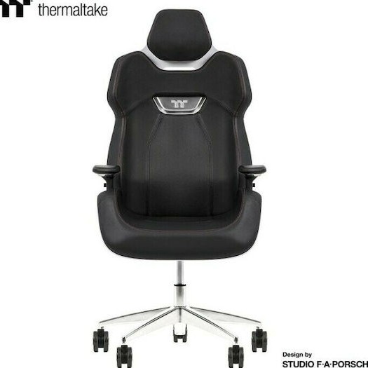 Thermaltake Argent E700 Δερμάτινη Καρέκλα Gaming με Ρυθμιζόμενα Μπράτσα Λευκή