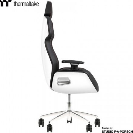 Thermaltake Argent E700 Δερμάτινη Καρέκλα Gaming με Ρυθμιζόμενα Μπράτσα Λευκή
