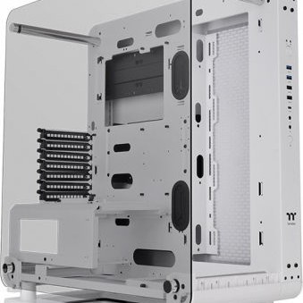 Thermaltake Core P6 Tempered Glass Gaming Midi Tower Κουτί Υπολογιστή με Πλαϊνό Παράθυρο Λευκό