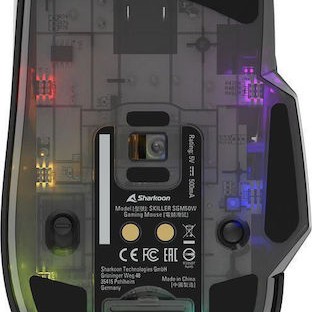 Sharkoon SGM50W Ασύρματο RGB Gaming Ποντίκι 6400 DPI Μαύρο