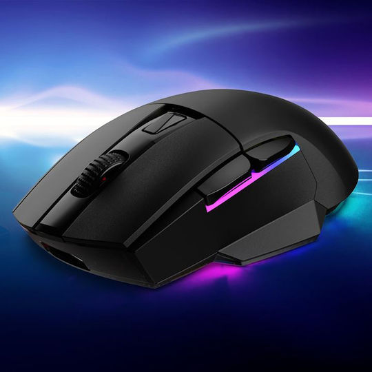 Sharkoon SGM50W Ασύρματο RGB Gaming Ποντίκι 6400 DPI Μαύρο