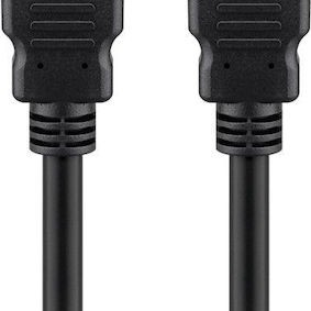 Goobay HDMI 1.4 Cable HDMI male - HDMI male 2m Μαύρο
