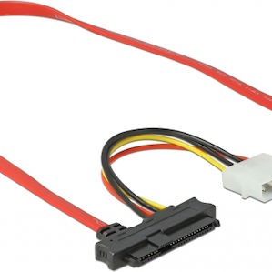 DeLock SAS - 7-Pin SATA III Cable 50cm Κόκκινο (82219)