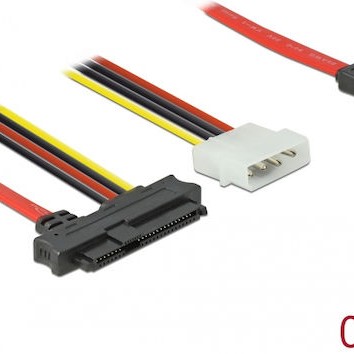 DeLock SAS - 7-Pin SATA III Cable 50cm Κόκκινο (82219)