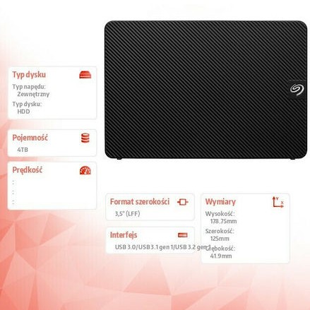 Seagate Expansion Desktop USB 3.0 Εξωτερικός HDD 4TB 3.5