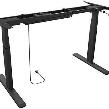 Icy Box Πτυσσόμενη Βάση Γραφείου Μεταλλική Μαύρη 165x60x62cm