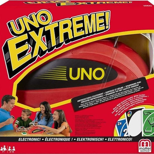 Επιτραπέζιο Παιχνίδι Uno Extreme για 2-10 Παίκτες 7+ Ετών Mattel