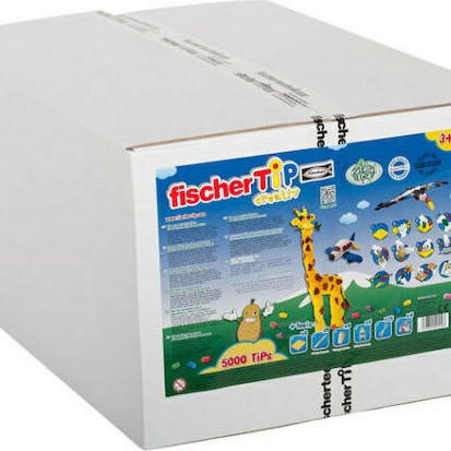 FischerTip Παιχνίδι Κατασκευών Χάρτινο Tip Box Large 5000τμχ