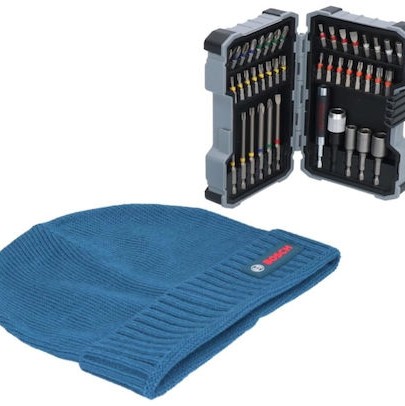 Μυτες & Καρυδακια Σετ 43τμχ + Σκουφος Bosch 0615997658