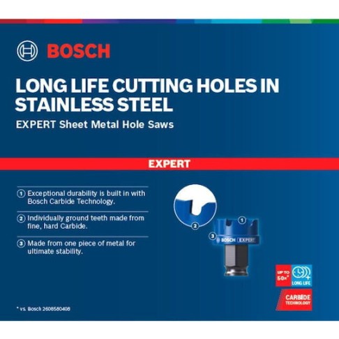 Bosch Ποτηροπρίονο Expert Sheetmetal με Διάμετρο 32mm για Ξύλο και Μέταλλο