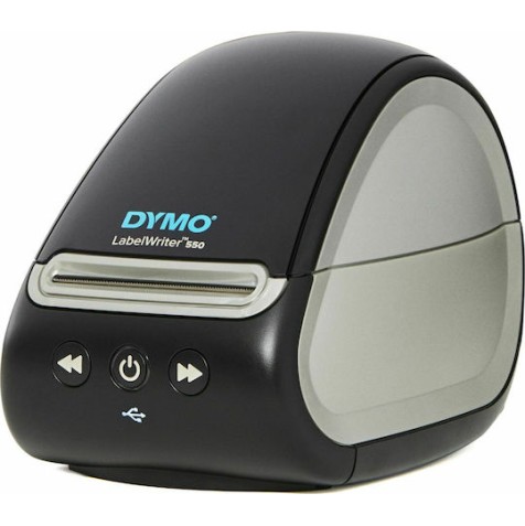 Dymo LabelWriter 550 Εκτυπωτής Ετικετών Απευθείας Μεταφοράς USB, Wi-Fi, Ethernet 300 dpi