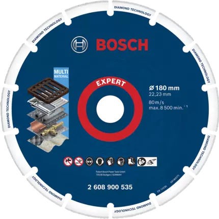 Bosch Δίσκος Λείανσης Μετάλλου 180mm