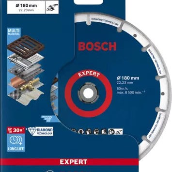 Bosch Δίσκος Λείανσης Μετάλλου 180mm