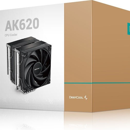 Deepcool AK620 Ψύκτρα Επεξεργαστή Διπλού Ανεμιστήρα για Socket AM4/1200/115x