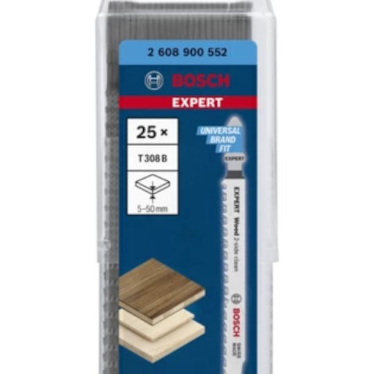 Bosch T 308 B Λάμες 50mm 25τμχ