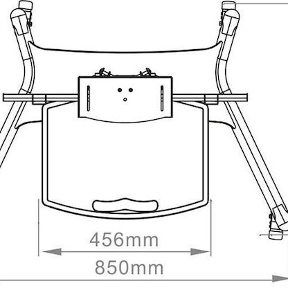 Hagor HP Twin Stand Βάση Τηλεόρασης Δαπέδου έως 55