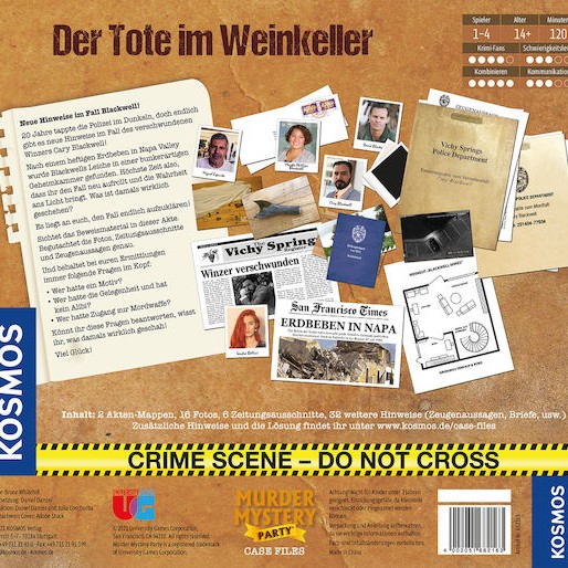 Επιτραπέζιο Παιχνίδι The Dead Man In The Wine Cellar για 1-4 Παίκτες 16+ Ετών (GER) Kosmos