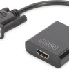 Digitus Μετατροπέας VGA male σε 3.5mm / HDMI female 1τμχ DA-70473