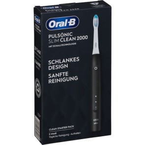 Oral-B Pulsonic Slim Clean 2000 Ηλεκτρική Οδοντόβουρτσα Μαύρη