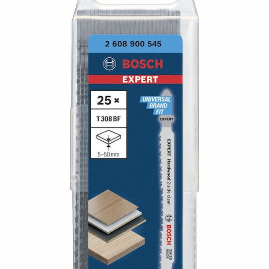 Bosch 2608900545 Λάμες για Ξύλο 117mm 25τμχ