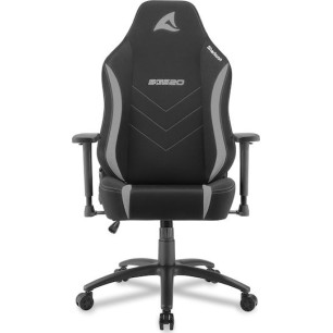 Sharkoon Skiller SGS20 Fabric Καρέκλα Gaming Δερματίνης με Ρυθμιζόμενα Μπράτσα Μαυρο/Γκρι