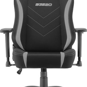 Sharkoon Skiller SGS20 Fabric Καρέκλα Gaming Δερματίνης με Ρυθμιζόμενα Μπράτσα Μαυρο/Γκρι