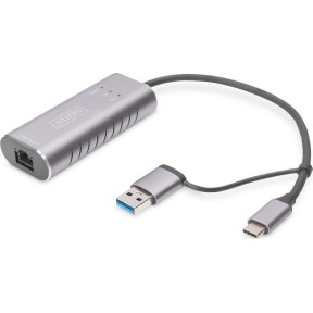Digitus DN-3028 USB-C Αντάπτορας Δικτύου για Ενσύρματη σύνδεση Gigabit Ethernet