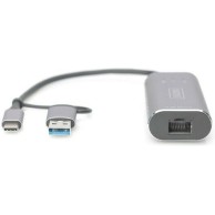 Digitus DN-3028 USB-C Αντάπτορας Δικτύου για Ενσύρματη σύνδεση Gigabit Ethernet