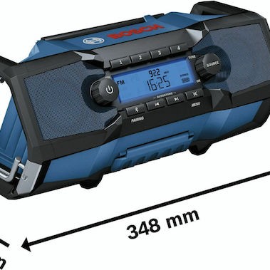 Bosch GPB 18V-2 C Επιτραπέζιο Ραδιόφωνο Επαναφορτιζόμενο με Bluetooth και USB Μπλε