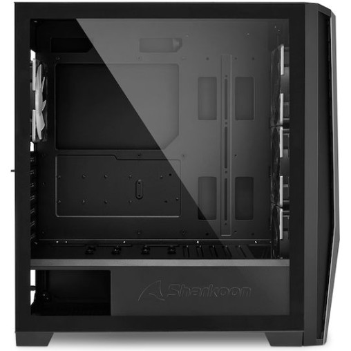 Sharkoon TG7M RGB Gaming Midi Tower Κουτί Υπολογιστή με Πλαϊνό Παράθυρο Μαύρο