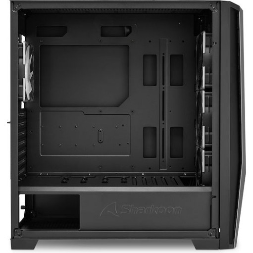 Sharkoon TG7M RGB Gaming Midi Tower Κουτί Υπολογιστή με Πλαϊνό Παράθυρο Μαύρο