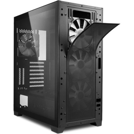 Sharkoon TG7M RGB Gaming Midi Tower Κουτί Υπολογιστή με Πλαϊνό Παράθυρο Μαύρο