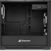 Sharkoon V1000 RGB Gaming Mini Tower Κουτί Υπολογιστή με Πλαϊνό Παράθυρο Μαύρο