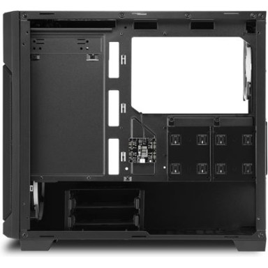 Sharkoon V1000 RGB Gaming Mini Tower Κουτί Υπολογιστή με Πλαϊνό Παράθυρο Μαύρο