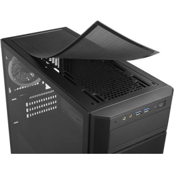 Sharkoon V1000 RGB Gaming Mini Tower Κουτί Υπολογιστή με Πλαϊνό Παράθυρο Μαύρο