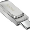 Sandisk Ultra Dual Drive Luxe 32GB USB 3.1 Stick με σύνδεση USB-A & USB-C Ασημί