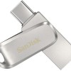 Sandisk Ultra Dual Drive Luxe 128GB USB 3.1 Stick με σύνδεση USB-C & USB-A Ασημί