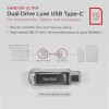 Sandisk Ultra Dual Drive Luxe 512GB USB 3.1 Stick με σύνδεση USB-C & USB-A Ασημί