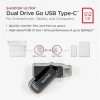Sandisk Ultra Dual Drive Go 512GB USB 3.1 Stick με σύνδεση USB-A & USB-C Μαύρο