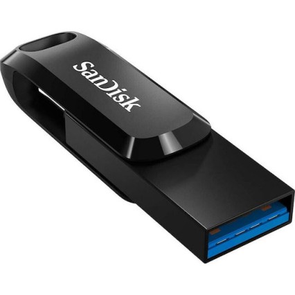 Sandisk Ultra Dual Drive Go 512GB USB 3.1 Stick με σύνδεση USB-A & USB-C Μαύρο
