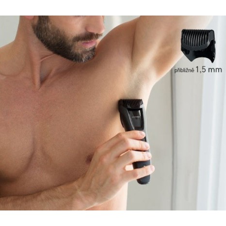 Panasonic Επαναφορτιζόμενη Κουρευτική Μηχανή Μαύρη ER-GB61-K503